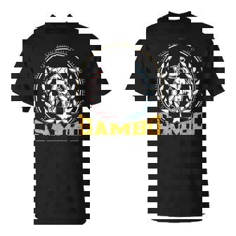 Sambo Cazas Artes Marciales Entrenador Formación Camiseta unisex - Regaloses