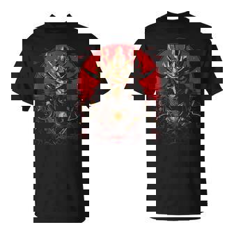 Samurai Armor Geometric Tank Top T-Shirt - Monsterry