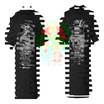 Samurai Boy Girl Hermanos Anime Afro Japonés Retro Camiseta unisex - Regaloses