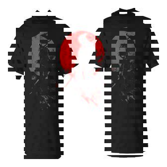 Samurai Guerrero Japón Arte Silueta Ronin Bushido Camiseta unisex - Regaloses