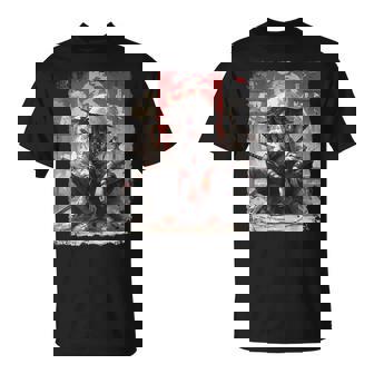 Samurai Sword Katana Ninja Japan Manga Anime Streetwear T-Shirt - Seseable