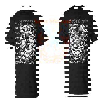San Miguel San Patrono Arcángel Miguel Christian Angel Camiseta unisex - Regaloses