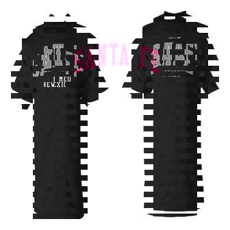 Santa Fe New Mexico Vintage Atheltic College Style T-Shirt - Monsterry