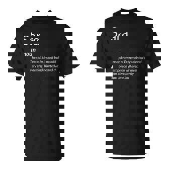 Sara Is Kind Hearted Name Definition Sara Camiseta unisex - Regaloses