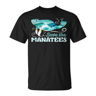 Save The Manatee Species Endangered Animals Awareness T-Shirt - Monsterry