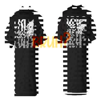You Scared Bruh Halloween Ghost T-Shirt - Monsterry