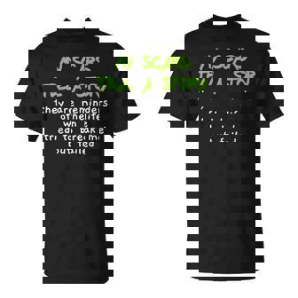 My Scars Tell A Story Bipolar Disorder T-Shirt - Monsterry
