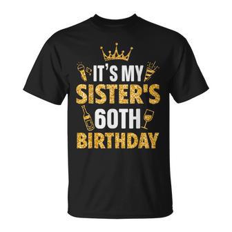 Schwester Es Ist Der 60 Geburtstag Meiner Schwester 1965 60 Jahre Alt T-Shirt - Geschenkecke