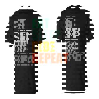 Scooter & Patinete Skater Regalo Eat Sleep Ride Repeat Camiseta unisex - Regaloses