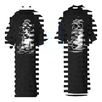 Seal With Sunglasses Sea Lion T-Shirt - Monsterry