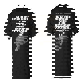 'Selbstverteidigungs Pilots' Motif T-Shirt - Geschenkecke