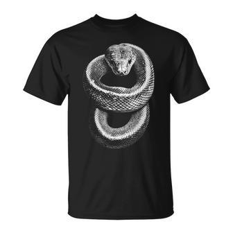 Serpiente Animal Motivo Arte Serpiente Camiseta unisex - Regaloses