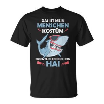 Shark Carnival Fish Costume Helau Fancy Dress Human Costume T-Shirt - Geschenkecke