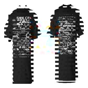 Shark Faces Which Face Do You Want To Encounter In The Sea T-Shirt - Monsterry