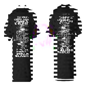 Si Tengo Que Ser Una Princesa Que Sea Guerrera 8 Marzo Cuello Camiseta unisex - Regaloses