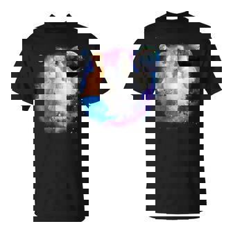 Silkie Chickens In The Galaxy Silkie Chicken T-Shirt - Monsterry