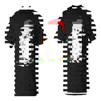 Silkie Silky Chicken Christmas Graphic T-Shirt - Monsterry