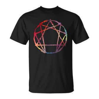 Símbolo De Eneagrama En Acuarela Camiseta unisex - Regaloses