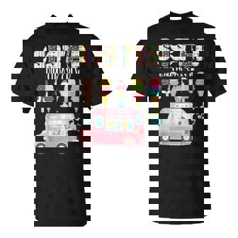 Sister Birthday Crew Ice Cream Truck Bday Ice Cream Party Camiseta unisex - Regaloses
