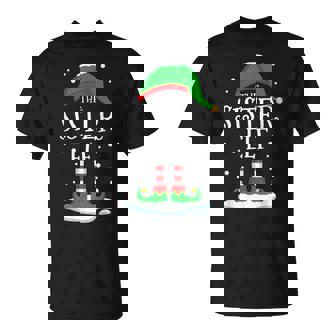 The Sister Elf Christmas Family Matching Xmas Group T-Shirt - Monsterry