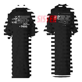 Sister Pit Crew Race Car Birthday Family Racing Girls T-Shirt | Seseable CA