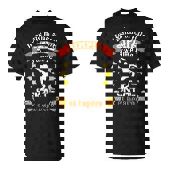 Skate Skateuse Fille Simple Skate Et Apéro Cadeau Humour T-Shirt - Cadeauxyz