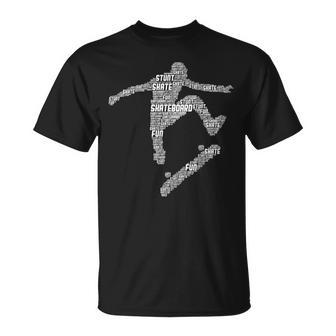Skateboard Skater Skater Niños Niños Hombres Camiseta unisex - Regaloses
