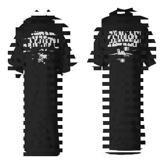 Skenderbeu With Eagle Sport Design With Double Eagle ShqipëRia T-Shirt - Monsterry