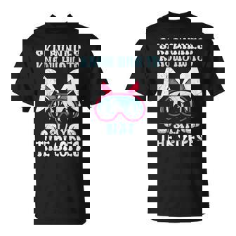 Ski Bunnies Know How To Slay The Slopes Snow Bunny T-Shirt - Monsterry