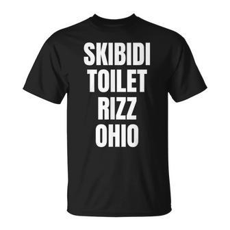 Skibidi Toilette Rizz Ohio T-Shirt - Geschenkecke