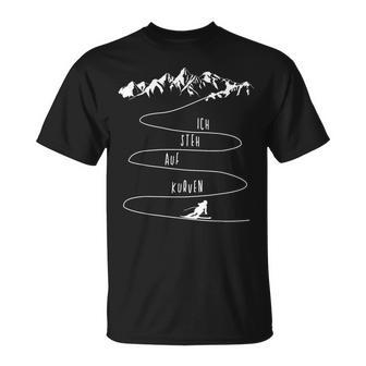 Skifahren Apres Ski Lustiger Spruch Geschenk Hobby Skifahrer T-Shirt - Geschenkecke