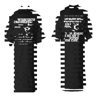 Snowboarder Definition Meaning Snowboarding Snowboard Grunge T-Shirt - Monsterry
