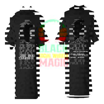 Social Worker Magic 1865 Africa Juneteenth American Us T-Shirt - Monsterry