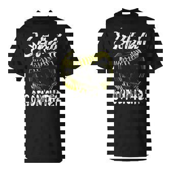 Softball Godmother Family Matching Players T-Shirt | Mazezy