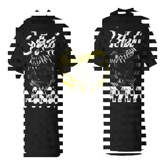 Softball Mama For Family Matching Players T-Shirt | Mazezy