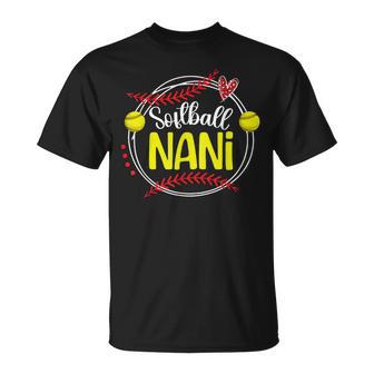 Softball Nani Proud Nani Of A Softball Player Nani T-Shirt - Thegiftio UK