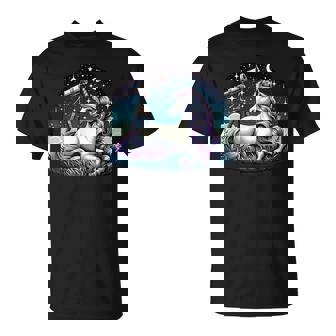 Soirée Mystique D'observation Des Étoiles Avec Des Licornes T-Shirt - Cadeauxyz