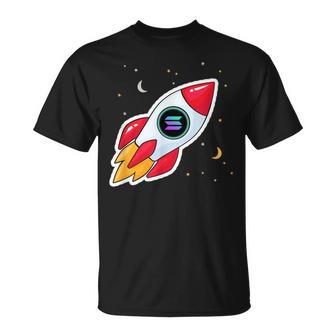 Solana Rocket To The Moon T-Shirt - Geschenkecke