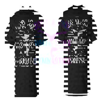 Solo Una Chica Que Ama La Gimnasia Gimnasta Gimnasia Chicas Camiseta unisex - Regaloses