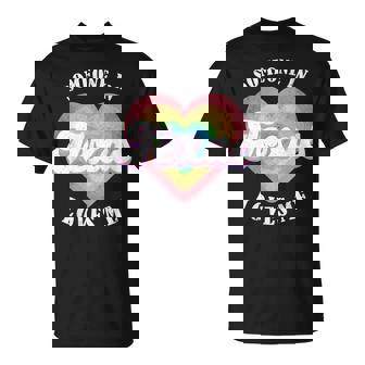 Someone In Texas Loves Me Heart Retro Groovy T-Shirt - Monsterry