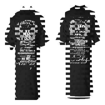 My Son Is My Guardian Angel In Heaven Grief To Son T-Shirt - Monsterry