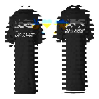 Soporte De Bandera De Ucrania Con Bandera De Ucrania Camiseta unisex - Regaloses
