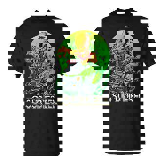 Sour Cannabis Diesel Marijuana Strain 420 Hot Alien Rod T-Shirt - Monsterry
