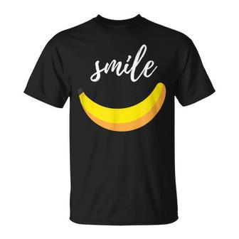 Sourire Drôle Banane Positif Pour Gai T-Shirt - Cadeauxyz