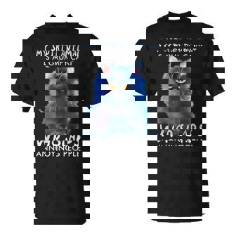 My Spirit Animal Is a Cat Who Slaps Annoying People T-Shirt - Monsterry