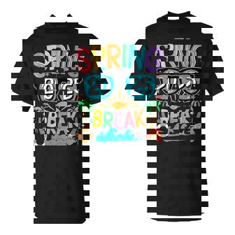 Spring Break Squad Vintage 2025 Florida Cool Sunglasses T-Shirt - Seseable