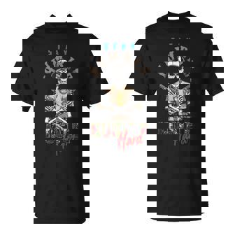 Stay Humble Skeleton With Guns Retro Tees Outfit T-Shirt - Monsterry