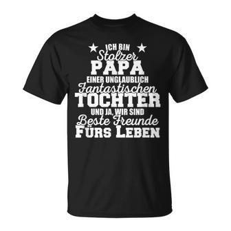 Stolzer Papa Einer Incredibly Fantastic Tochter Father T-Shirt - Geschenkecke