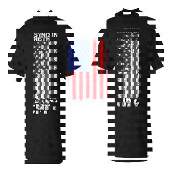 Strength In Unity USA Flag Men Women Kids Patriotic T-Shirt - Monsterry