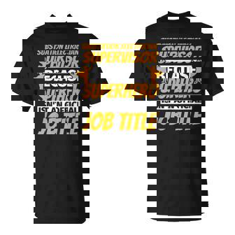SUBSTATION ELECTRICIAN SUPERVISOR Humor T-Shirt - Monsterry